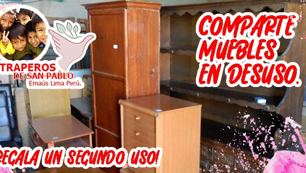 Donde Donar Mueble Usados en Lima Perú.